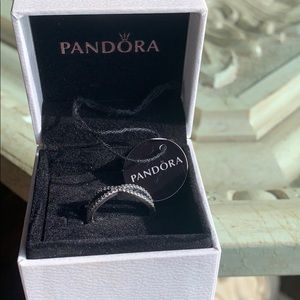 PANDORA crossing paths ring